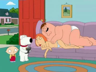 family guy, peter and lois griffin stoned